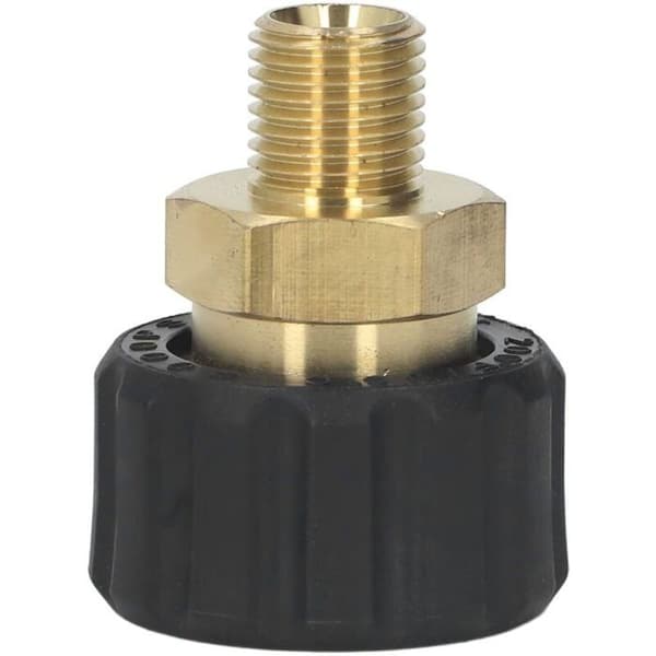 Messing- og gummiadapter til højtryksrenserforbindelse G14 M22 X 15 mm 5000 PSI YYV