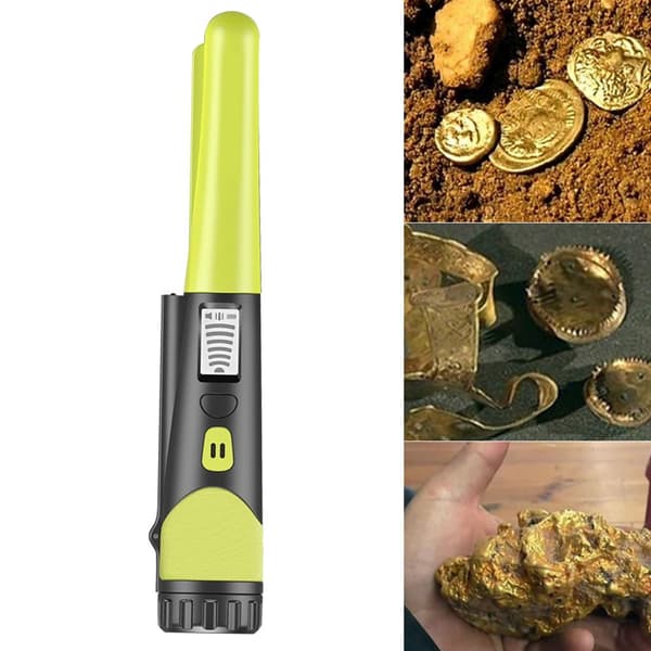 Metal Detector, Portable High Sensitivity Metal Detector (Yellow)