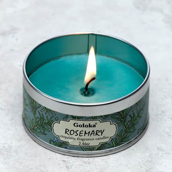 Rosmarin vokslys i metallboks
