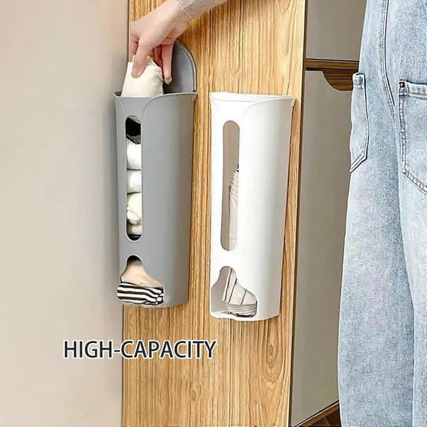 3 stk. Punch-Free Truser Organizer Undertøy Organizer Multifunksjonell Oppbevaringsboks Veggmontert Sokker Truser Oppbevaringsboks