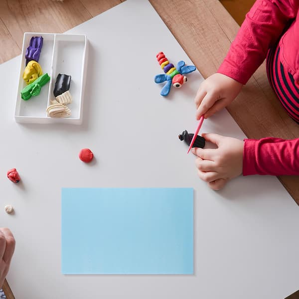 3 stk. blå skumplader med høj densitet 3,7×20×30 cm til gør-det-selv-håndværk Modelbygningsmateriale Egnet