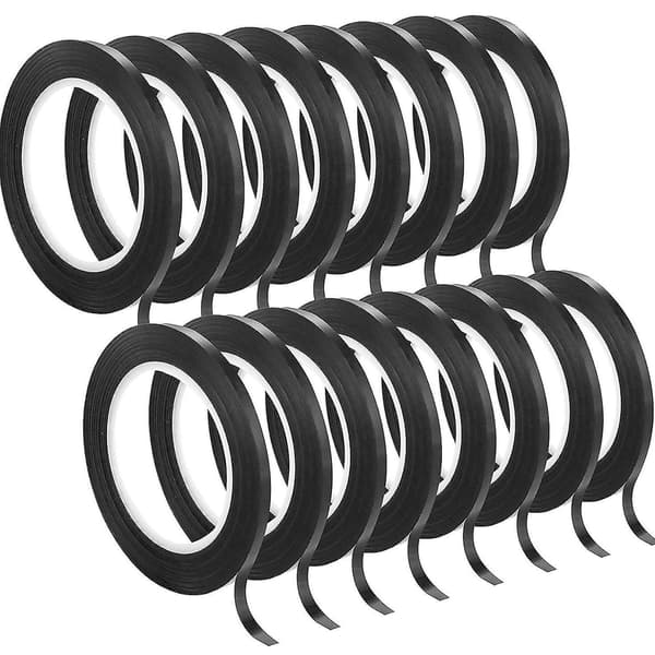 16 stk Whiteboard Grafisk Diagramtape - Tynd Sort Gitter Grafisk Tape - 3mm