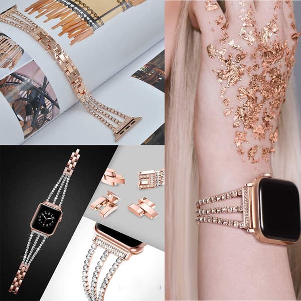 Rose Gold Strap (38mm/40mm/41mm) - Compatible Strap for Apple Watch