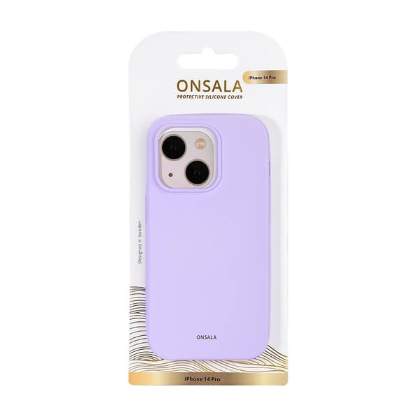 Mobilcover Silikone Lilla - iPhone 14 Pro