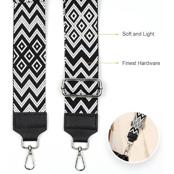 Adjustable shoulder strap for bag 5 cm wide shoulder strap, 80[GKS]