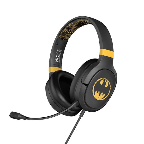 Gaming Headset, Over Ear, Boom Microphone Svart, Guld