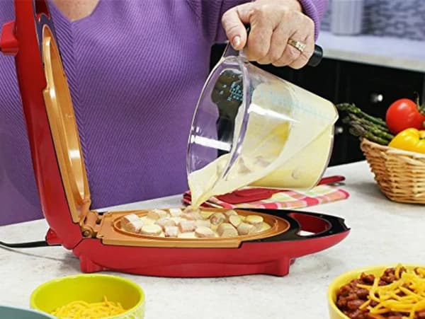 110V/220V Non-stick Elektrisk Crepe Maker Pizza Pandekage Bage