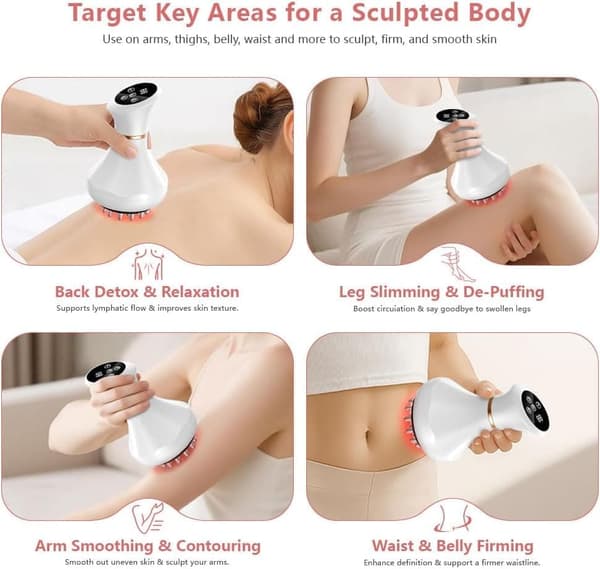 Lymfedrænage Massager - Dybdegående Massage til Krop & Cellulite