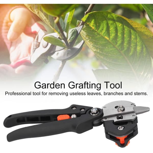 Garden Grafting Tool Kit Tree Branch Cutter Scissors Pruner Professional Garden Tools Black, DUBUNS