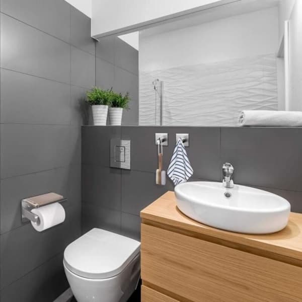 Vægmonteret toiletpapirholder uden boring 304 rustfrit stål