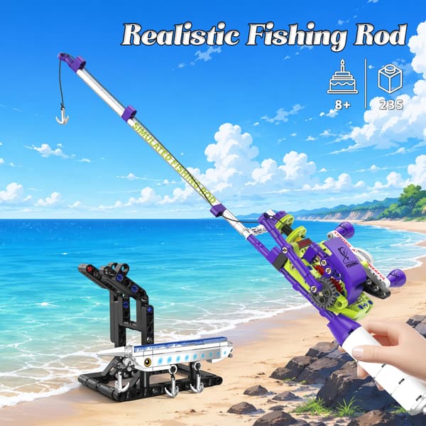 Fishing Rod Building Kit Mechanical Reel Model Kit For 8+ Enthusiasts