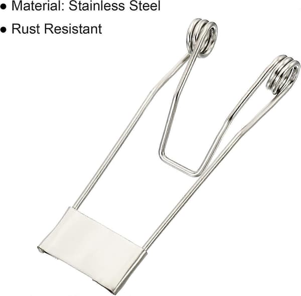 52x19mm Innfelte Spotlight Fjærklemmer 10 stk. Emitterende Diode Innfelt Belysning Tilbehør Sikkerhetsklemmer for Taklampe