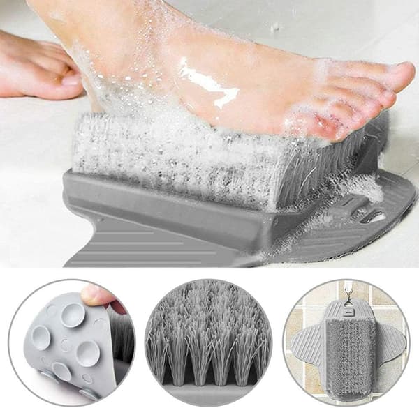 Fodbørste fodmassageapparat brusebørste med sugekopper
