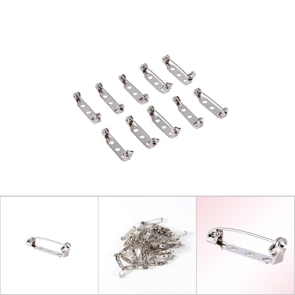 50 pcs 25mm DIY Rolling Craft Brooch Pins