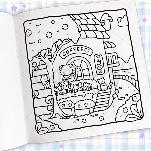 Cozy Corner: A Calm and Comforting Coloring Book COZY CORNER