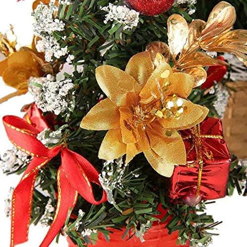 3 stk. kunstige miniaturejuletræer til juledekoration