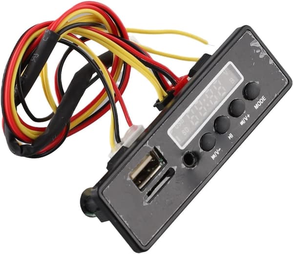 Bilmusikbræt Audio USB-interface MP3-kredsløbschip Robust 12V elektrisk afspillermodul Plastmetal Flere modeller til børnekøretøjer (nr. 1 12V)