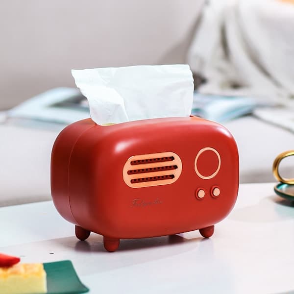 Retro Radio -mallinen paperipyyhepidike