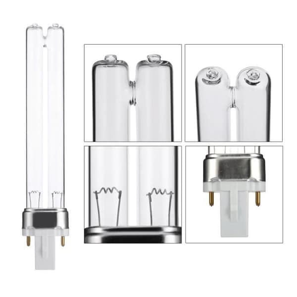 2-pak 9W G23 UV-erstatningslampe til akvariumsterilisator [JUN]