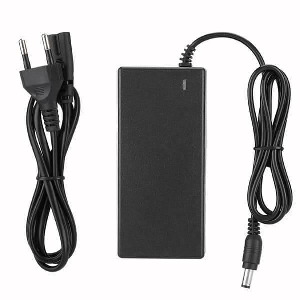 2V 2A EU-plugg strømadapter med LED-indikator 100-240V