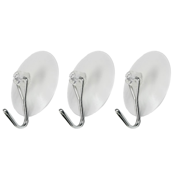 Suction cup with hook 3 pcs Ø45 mm
