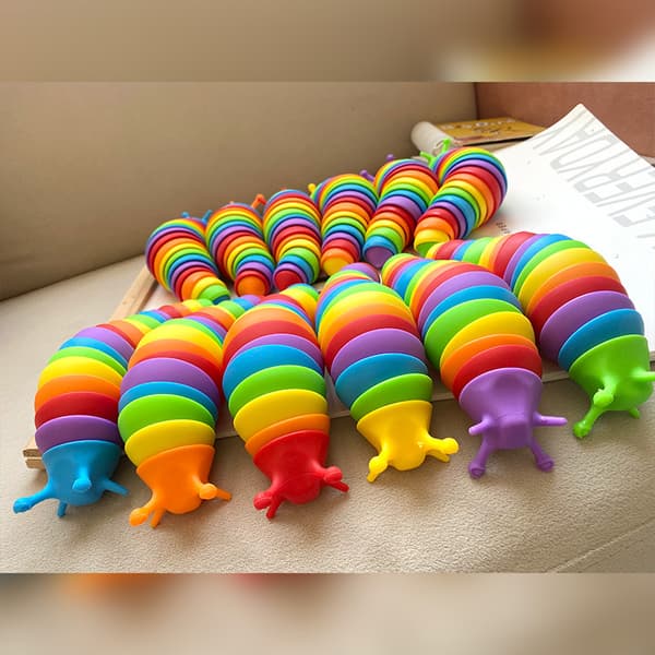 Sensorisk legetøj Leddelte fingre 3D-legetøj Angst Stressaflaster O