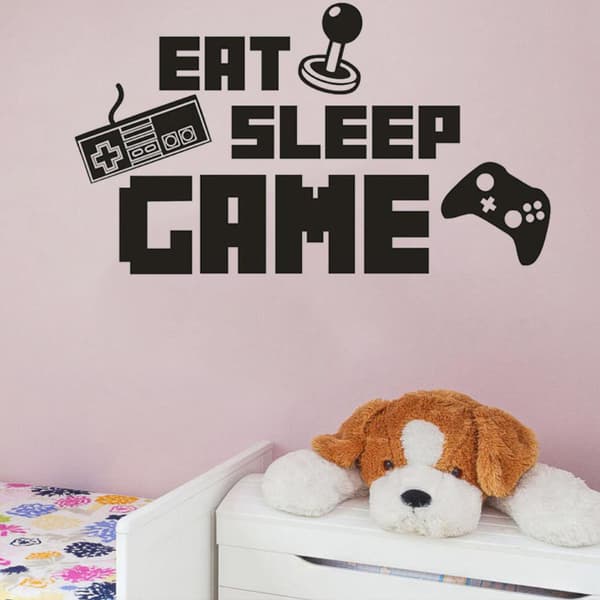 Spelrum Väggdekaler Muraler Gamer Väggdekaler Affisch för Barn
