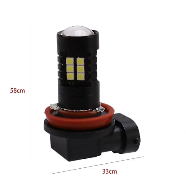 【PP】2x Canbus H8 3030 21smd Led DRL Varselljus Dimljuslampor För