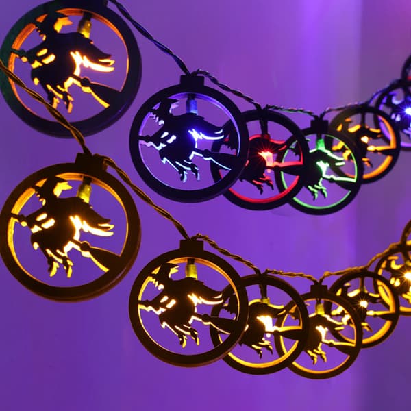 20 Hoveder Træ Halloween String Lights, Halloween Dekoration LED
