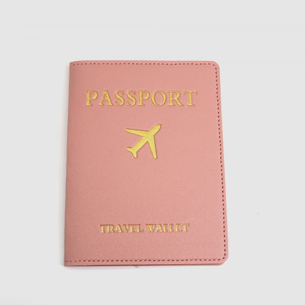 Passfodral Passholder Kunstlær Rosa rosa