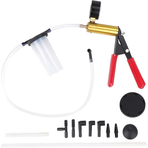 Manual Vacuum Pump, Brake Fluid Bleeder Vacuum Tester, Vacuum Kit Car Repair Tools