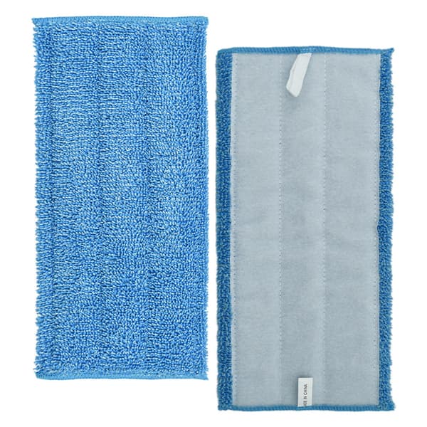 Mikrofibermoppdynor, 2-pack, kompatibla med Swiffer 12 \" x 6 \" återanvändbara mikrofibermoppdynor