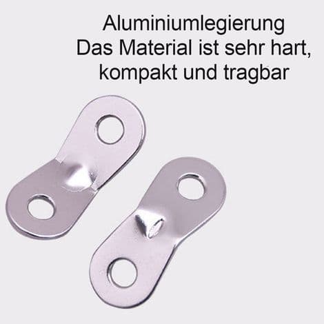 Teltbarduner i aluminiumlegering (30 stk.) til telte, udendørsaktiviteter og vandring