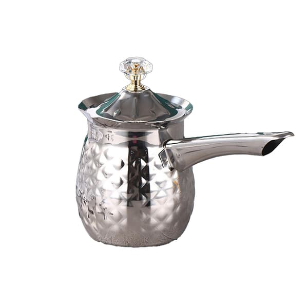 Tyrkiske kaffekanner Matkvalitets multifunksjonell smeltegryte for å lage varm melk Sølv Sølv 200 ml Silver 200Ml