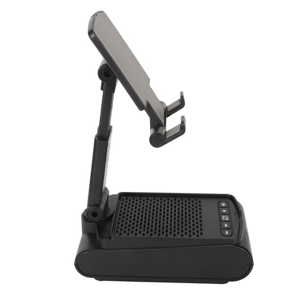F25 Mobile Phone Stand Wireless Speaker Non-slip Foldable Adjustable Phone Holder Speaker with Charging Function for Mobile Phones Tablets