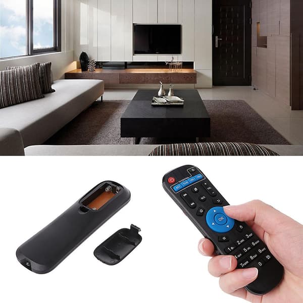Remote Control Replacement Remote Control for T95 HK1 MX10 X88 X96 TX6 TX3 MX1 H50 H96 S912 Android TV Box Beige Beige