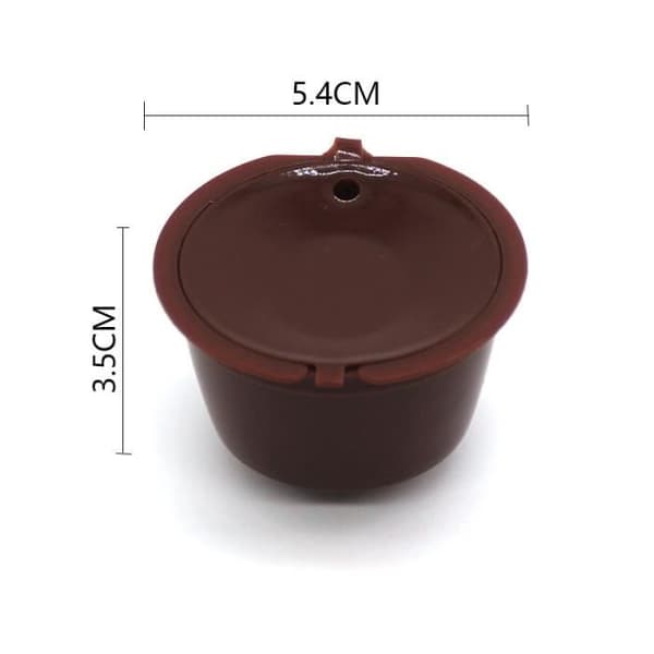 Reusable Nescafé Dolce Gusto Coffee Pods, Filter Pods, Refillable Cups, Spoon, Brush, Filter Baskets