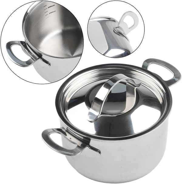 Nonstick Suppegryde Funktion og Hærdet Designet til Brug på Induktion Rustfrit Stål med Overløbsglaslåg, til Til