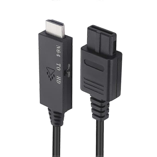 N64 til HDMI-adapter for Nintendo SNES, NGC, SFC & N64, Plug and Play [JUN]