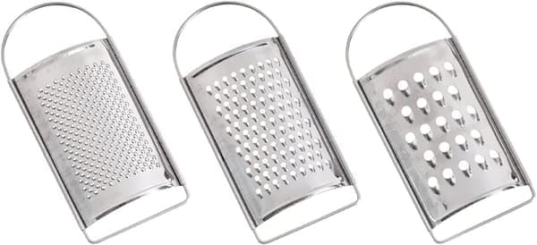 3 X Stainless Steel Mini Cheese Grater Slicer Zester Peeler Dicer Fruit Cutter Lemon Citrus Fine