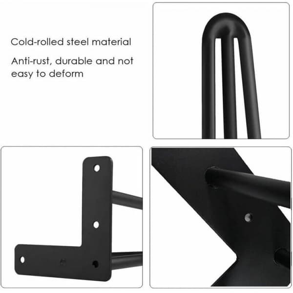 4-pack bordsben 10 cm DIY möbelben för matbord