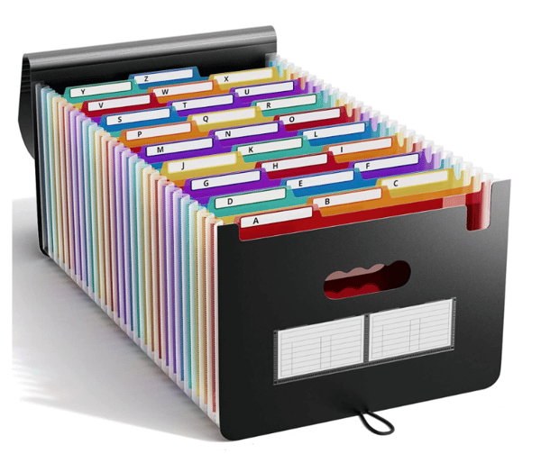 A4 Sorter 25 Lommer/Dokumentoppbevaring/Papirorganisering - Sorter Docu