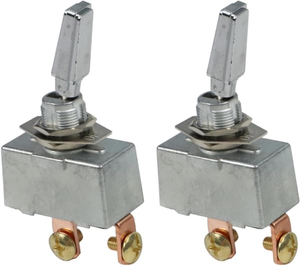 Robust vippströmbrytare lämplig för utrustning - 12V kopplingsenhet perfekt för bilar som effektivt kontrollerar elförbrukningen (2 st) 2pcs