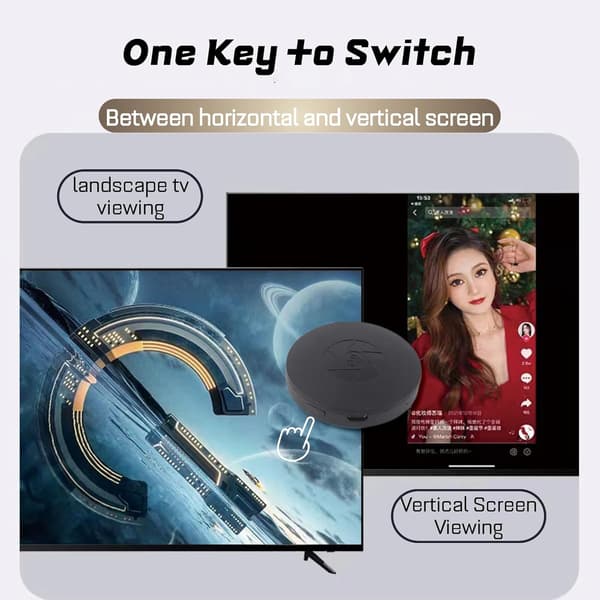 Display Dongle Adapter, 1080P HD Mini Video Mirroring Dongle Receiver