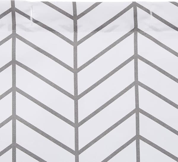 180x180cm Basics dusjforheng med chevron-mønster