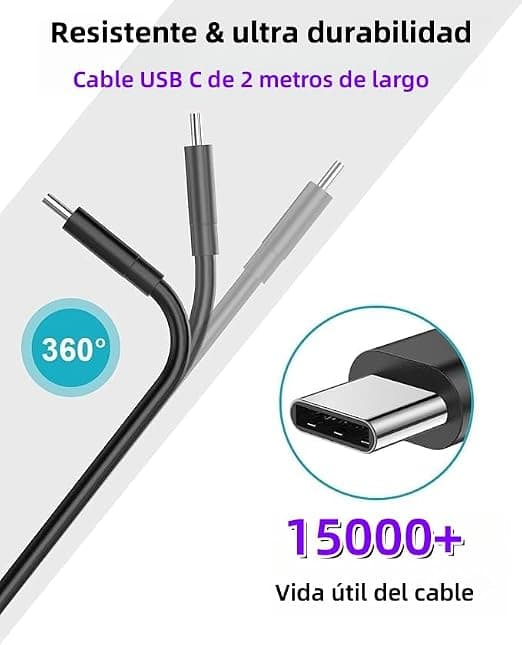 45W USB C Lader - Superrask Lading for Samsung Galaxy S24/S23/S22 & A-Serien - Inkluderer 2m USB C Kabel