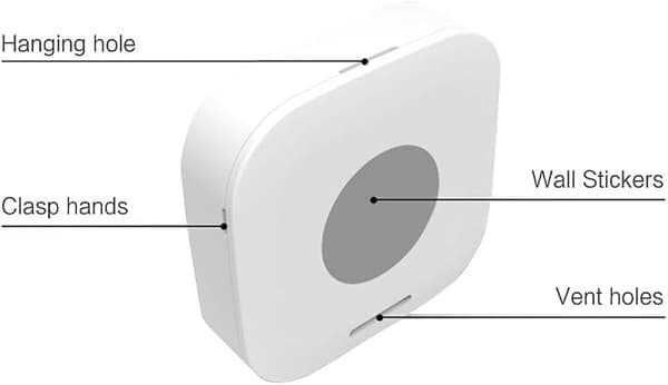 Digitalt hygrometer indendørs termometer indendørs termometer og hygrometer med temperaturfugtighedsovervågning til drivhus, have, kælder
