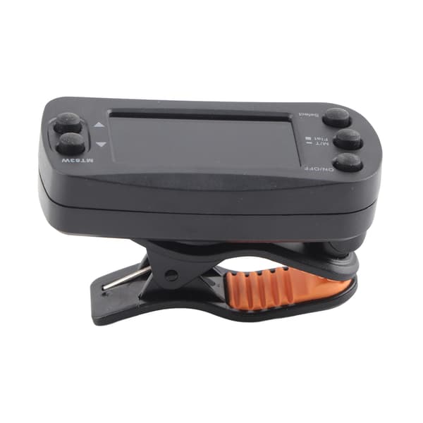 2 i 1 Bærbar Clip On LCD Digital Tuner Metronom til Guitar Bas Violin Ukulele