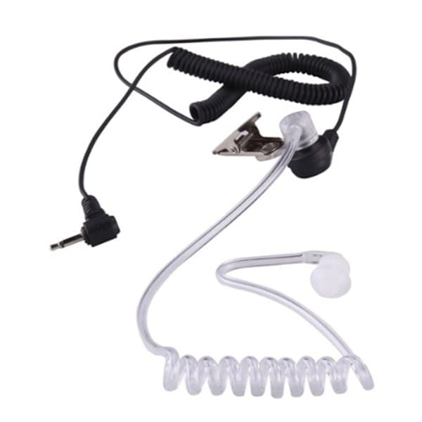3,5 mm headset-ørepropp headset 1 pinners skinke-amatørradio svart