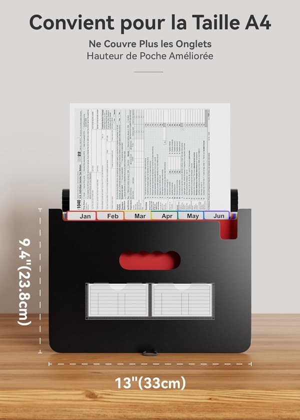 A4 Sorter / Dokument Organizer / Papir Opbevaring 12 Rum -